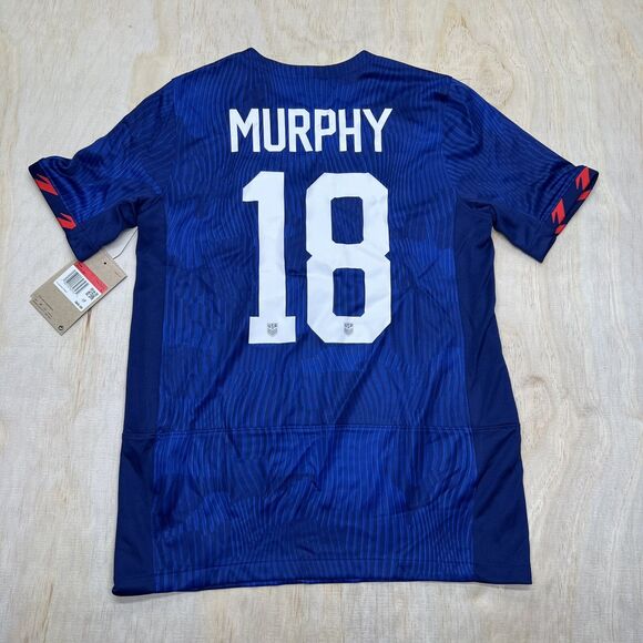 NEW LG YOUTH #18 Casey Murphy USWNT USA Soccer Nike 2023 Away Jersey - Picture 11 of 13